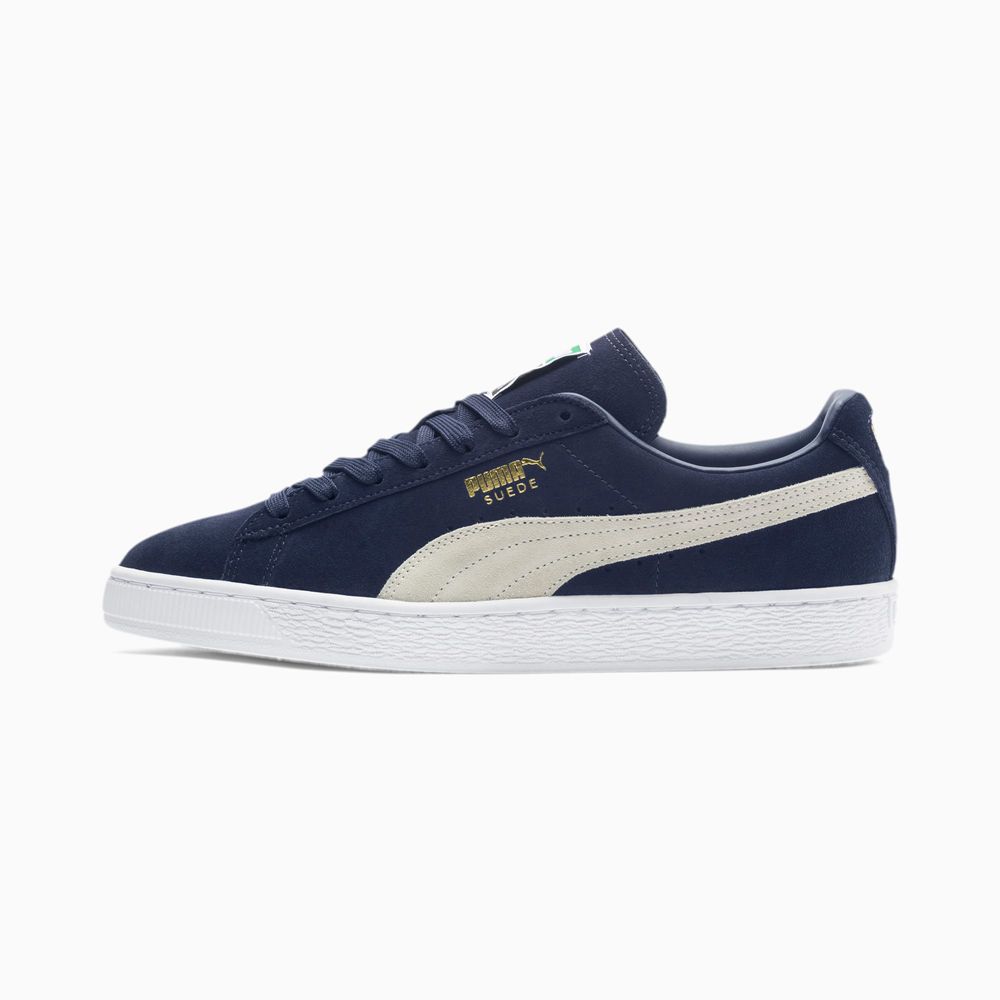 Puma Suede Classic+ Férfi Sportcipő - Sötétkék/Fehér ( Hungary - JFZNL7932 )